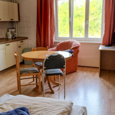 Buchen Sie Ihr Apartment beim Besuch im Gästehaus in Friedensau